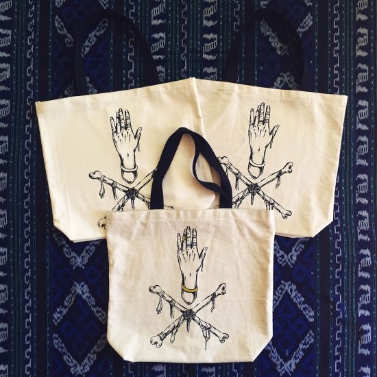 Skin x Bones Handmade Totes (w/ and w/o gold accents)